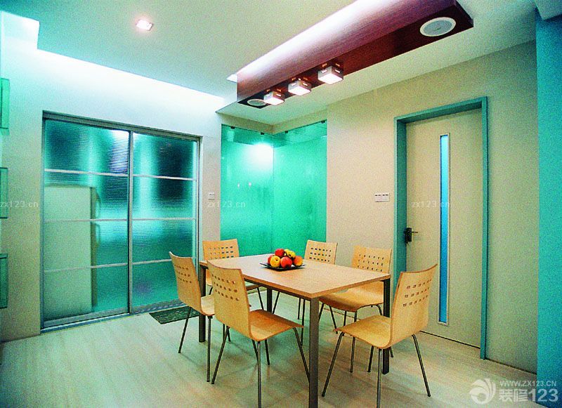 时尚餐厅餐桌椅子最新装修设计效果图