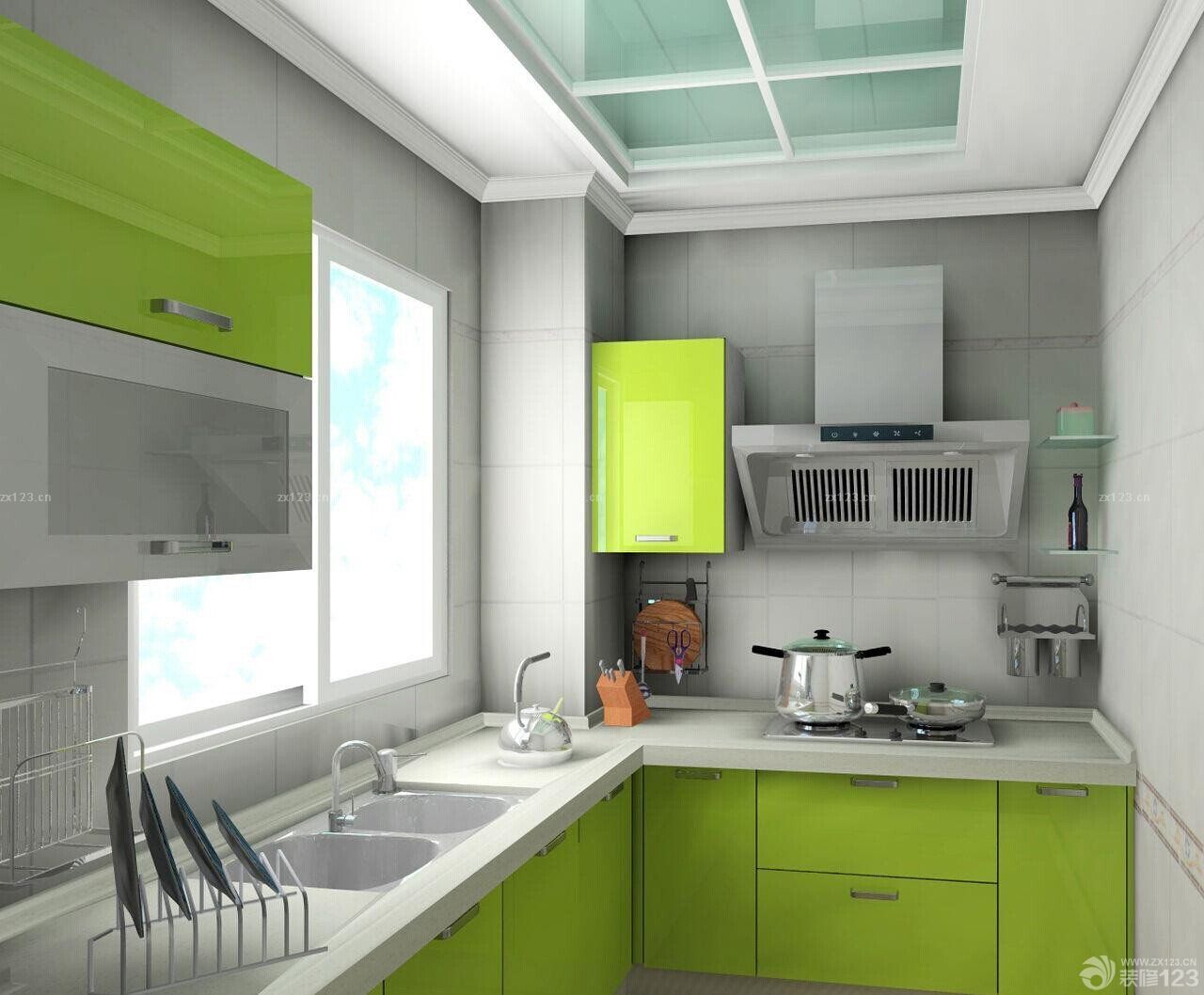 最新现代家装小户型厨房橱柜效果图片