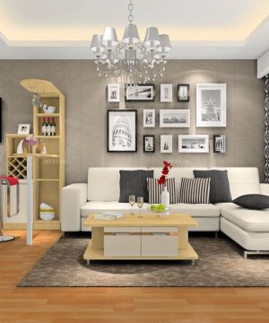 2020现代家装客厅酒柜设计最新装修效果图