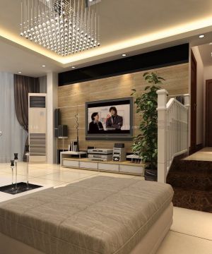 小户型错层沙发凳装修效果图片2025