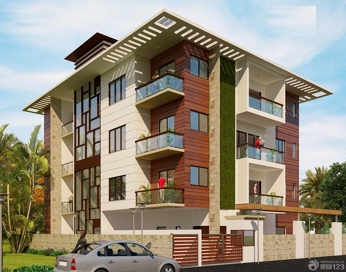 2025独栋多层别墅住宅设计效果图片