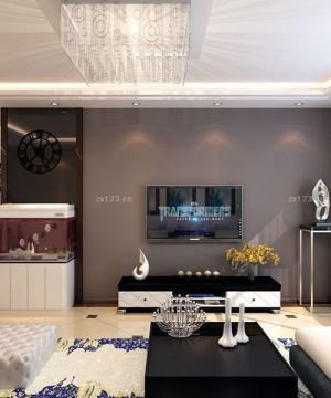 2025家居客厅鱼缸装修图片大全