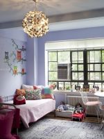 最新90后女生家装卧室设计吊灯装修效果图