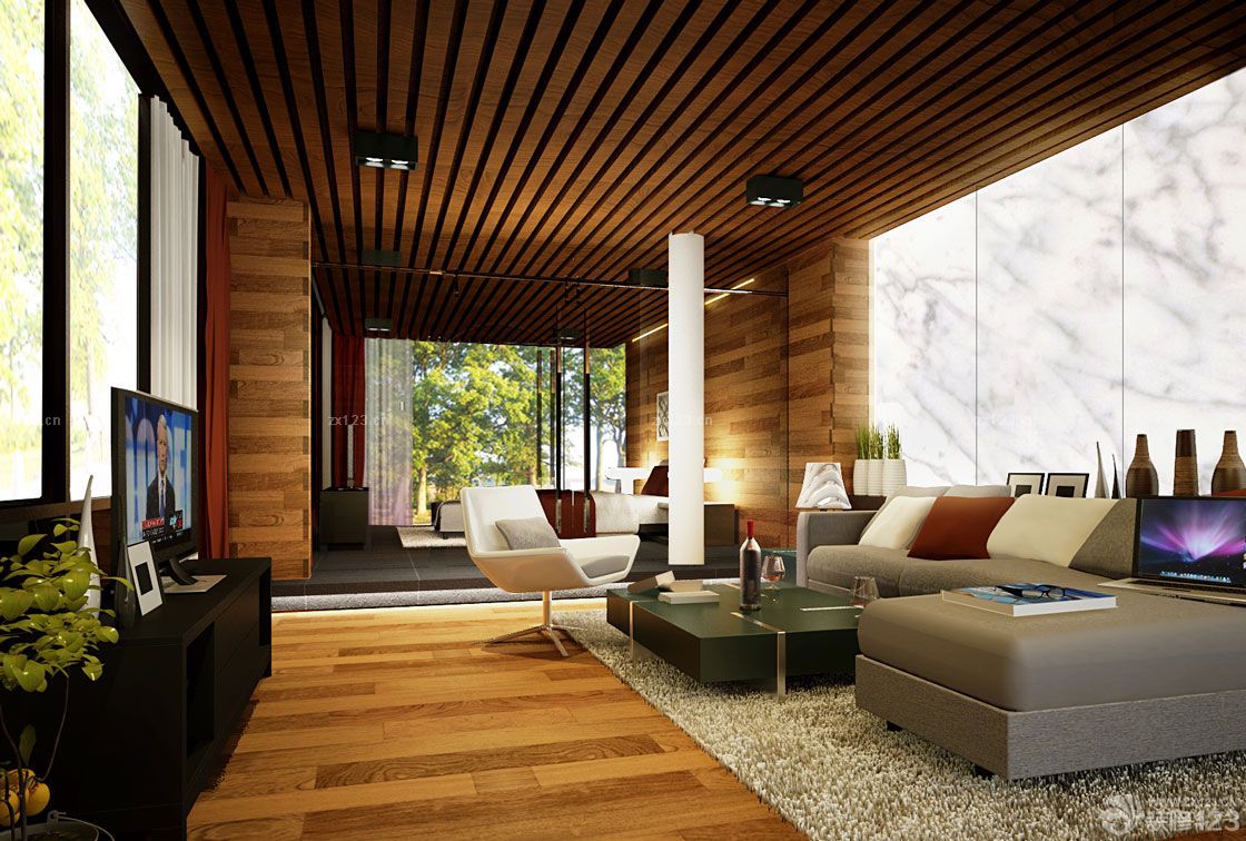 2025最新时尚农村别墅客厅设计效果图片大全