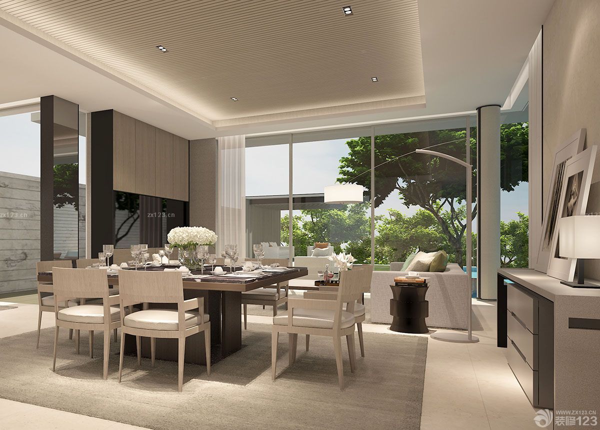 精装农村别墅餐厅设计图片大全2025