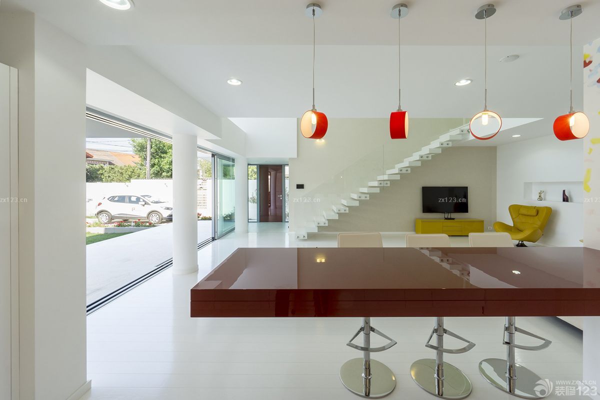 简约现代风格农村二层小别墅效果图片2025