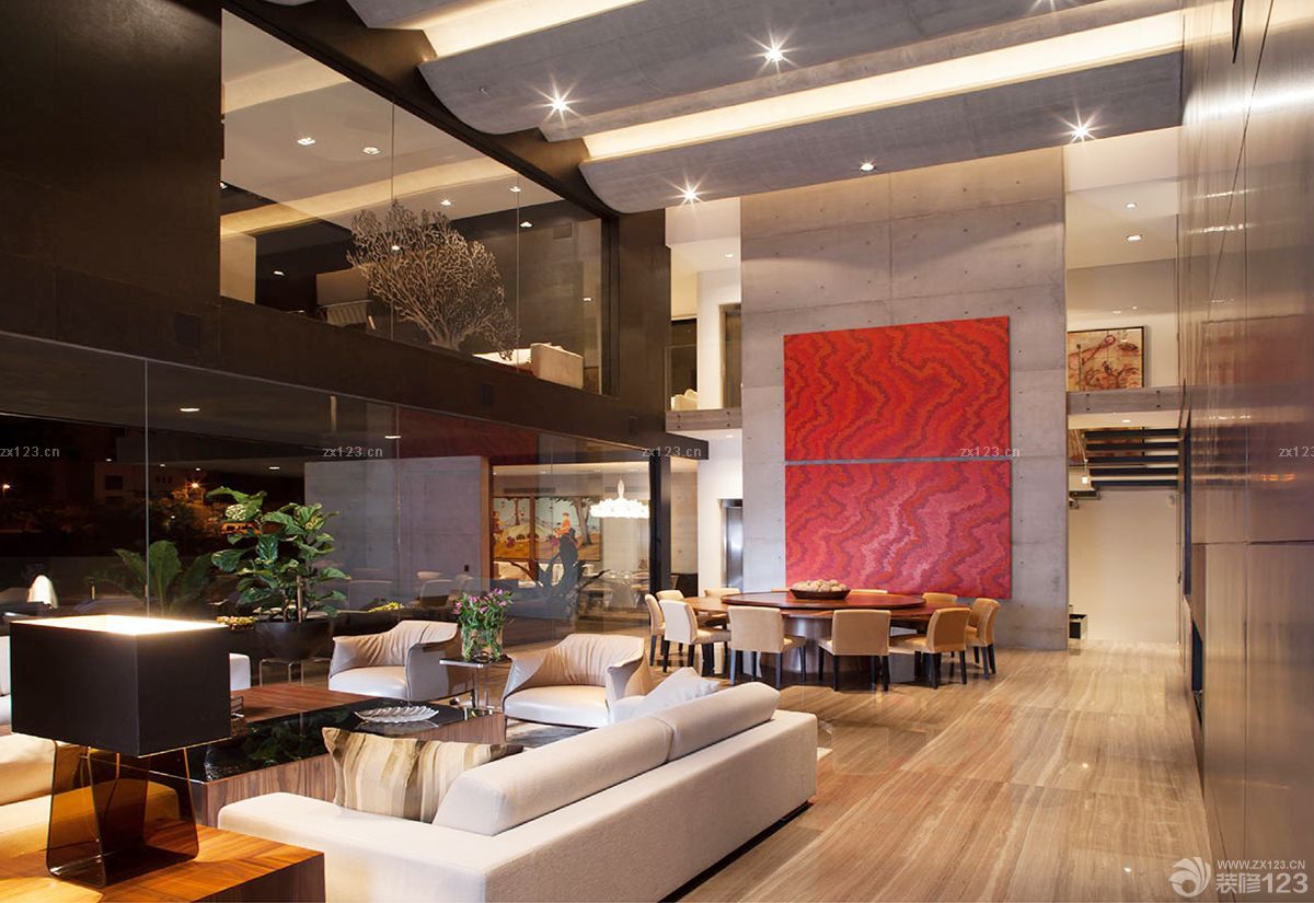 创意农村二层小别墅背景墙设计图片大全