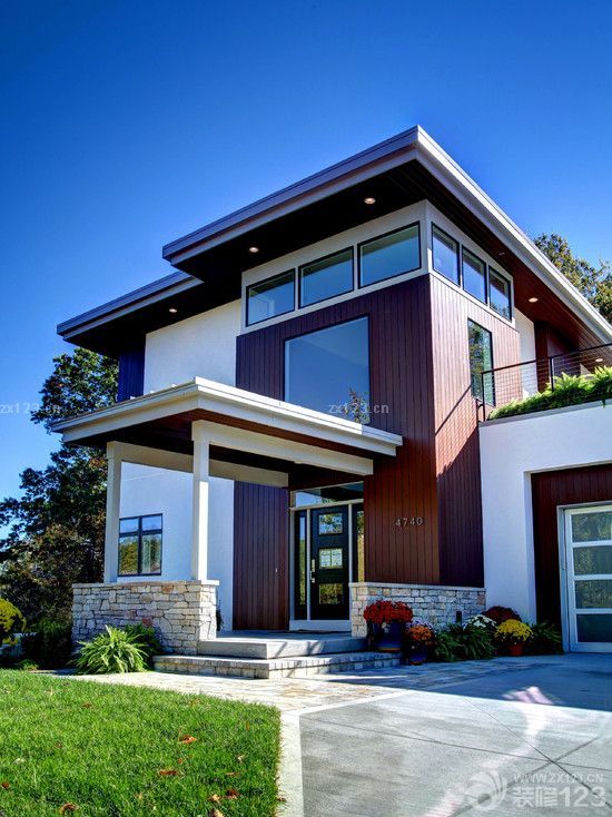 2020家庭别墅外观设计效果图