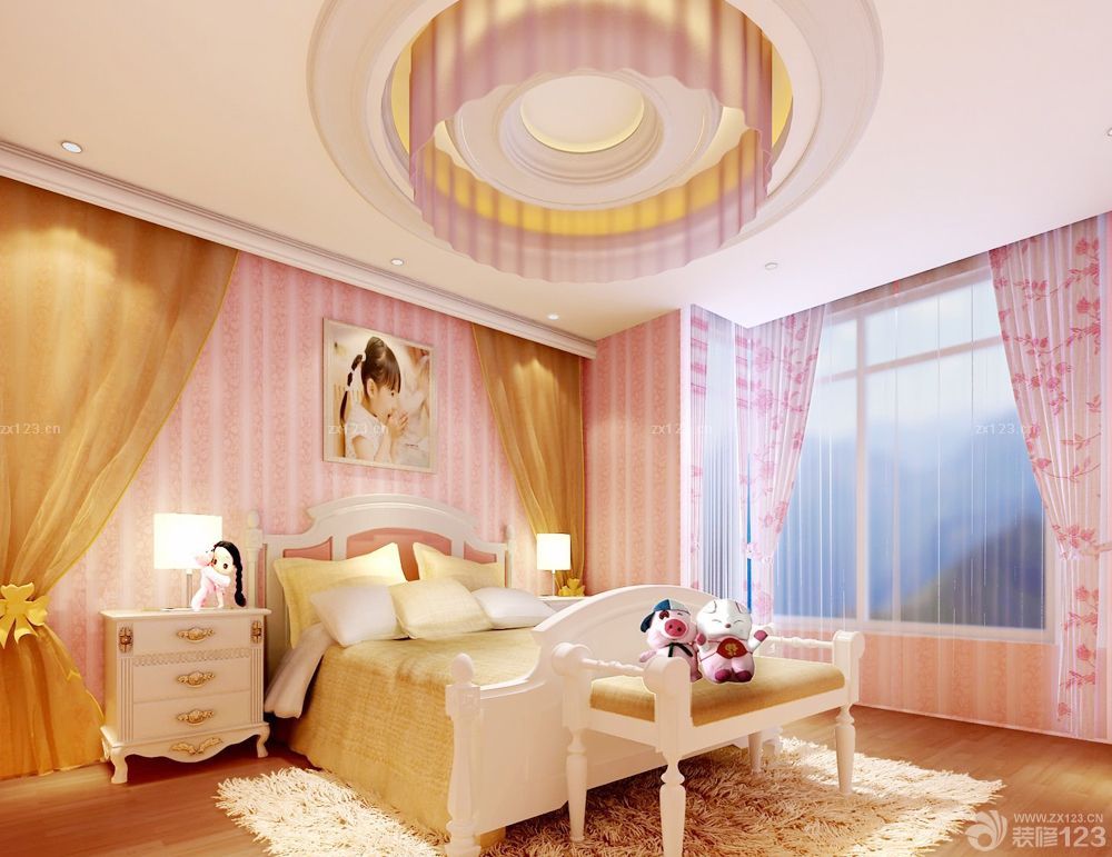 农村盖别墅卧室吊顶设计大全