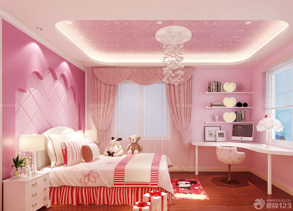 农村盖别墅公主儿童房最新装修设计图片欣赏2025