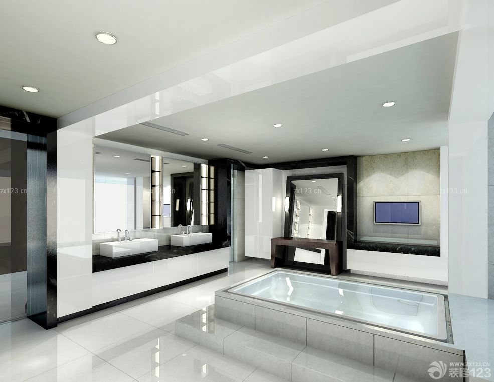 2025农村盖别墅大卫生间装修效果图大全