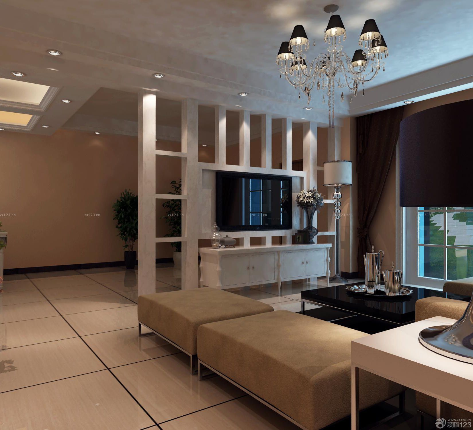 最新农村家装别墅客厅隔断装修效果图欣赏