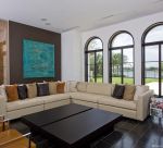 2025美式风格农村别墅家庭客厅装修图片大全