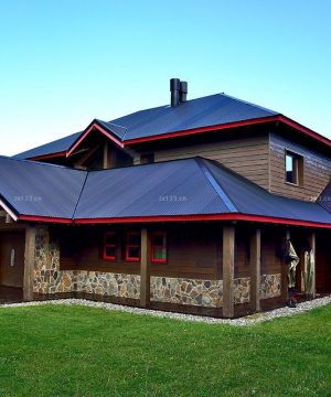 最新木屋别墅屋顶造型设计图片大全