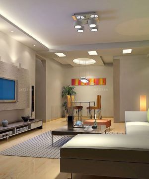 现代风格客厅转角沙发装修设计效果图库