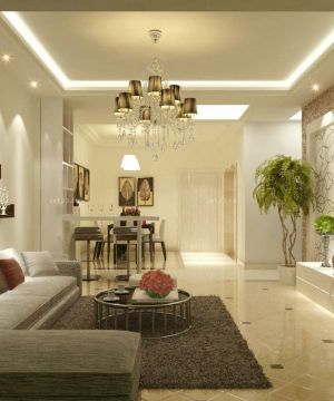 2025家装客厅转角沙发装修设计效果图库欣赏