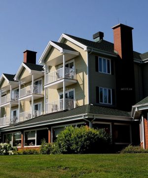 2025最新联排别墅外观美式风格图片