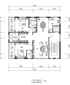 2023大户型复式别墅设计效果图纸