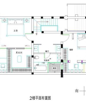 复式楼二楼别墅设计图纸