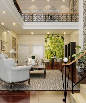 2025乡村二层别墅沙发椅子装修设计图片