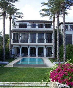 2025现代美式风格家庭别墅设计效果图片