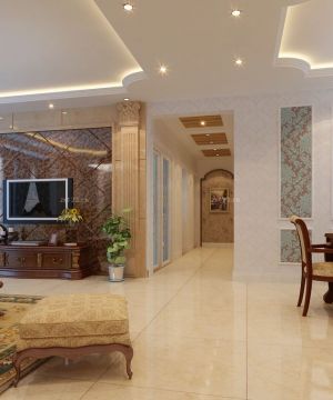 最新家装客厅走廊设计装修效果图片