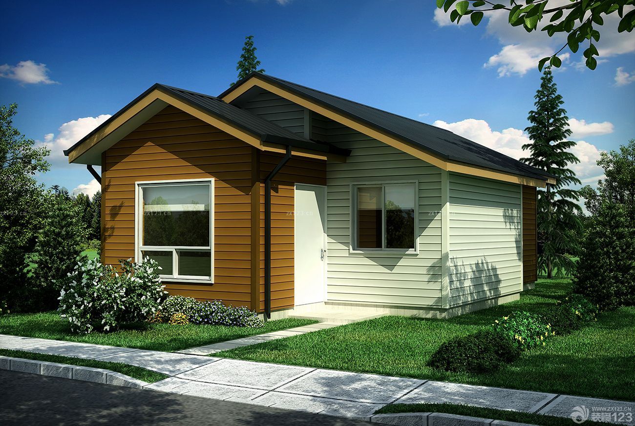 农村简易木结构别墅装修图片大全2025