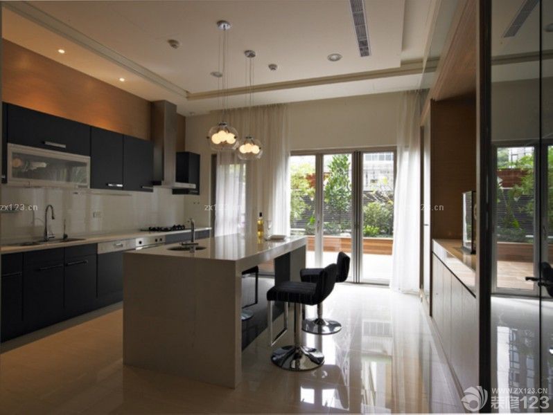 2025时尚简约吧台最新装修图片大全