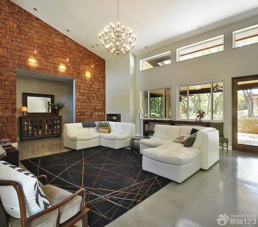 2025高级别墅家庭客厅装修效果图