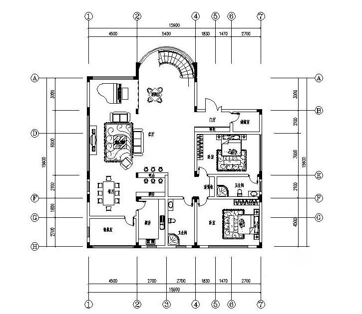2023两层自建别墅设计平面图大全