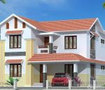 最新农村2层别墅外观设计效果图