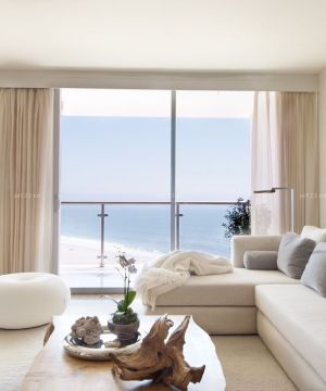 精美自建别墅设计转角沙发装修效果图2025