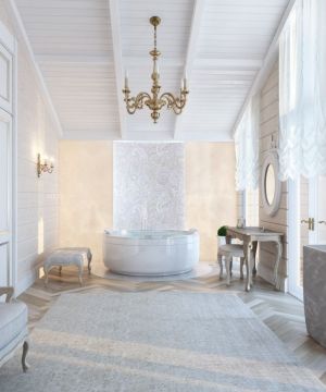 时尚小户型别墅浴室装修图片欣赏