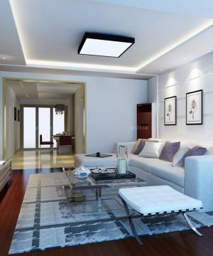 2025最新现代客厅转角沙发装修效果图片