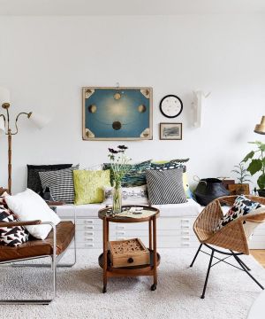 60平米房屋后现代风格设计装修效果图欣赏2025