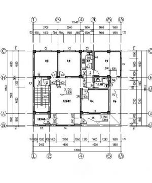 最新两层别墅室内设计平面图大全