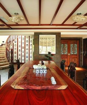 200平米别墅中式风格家装设计图片大全