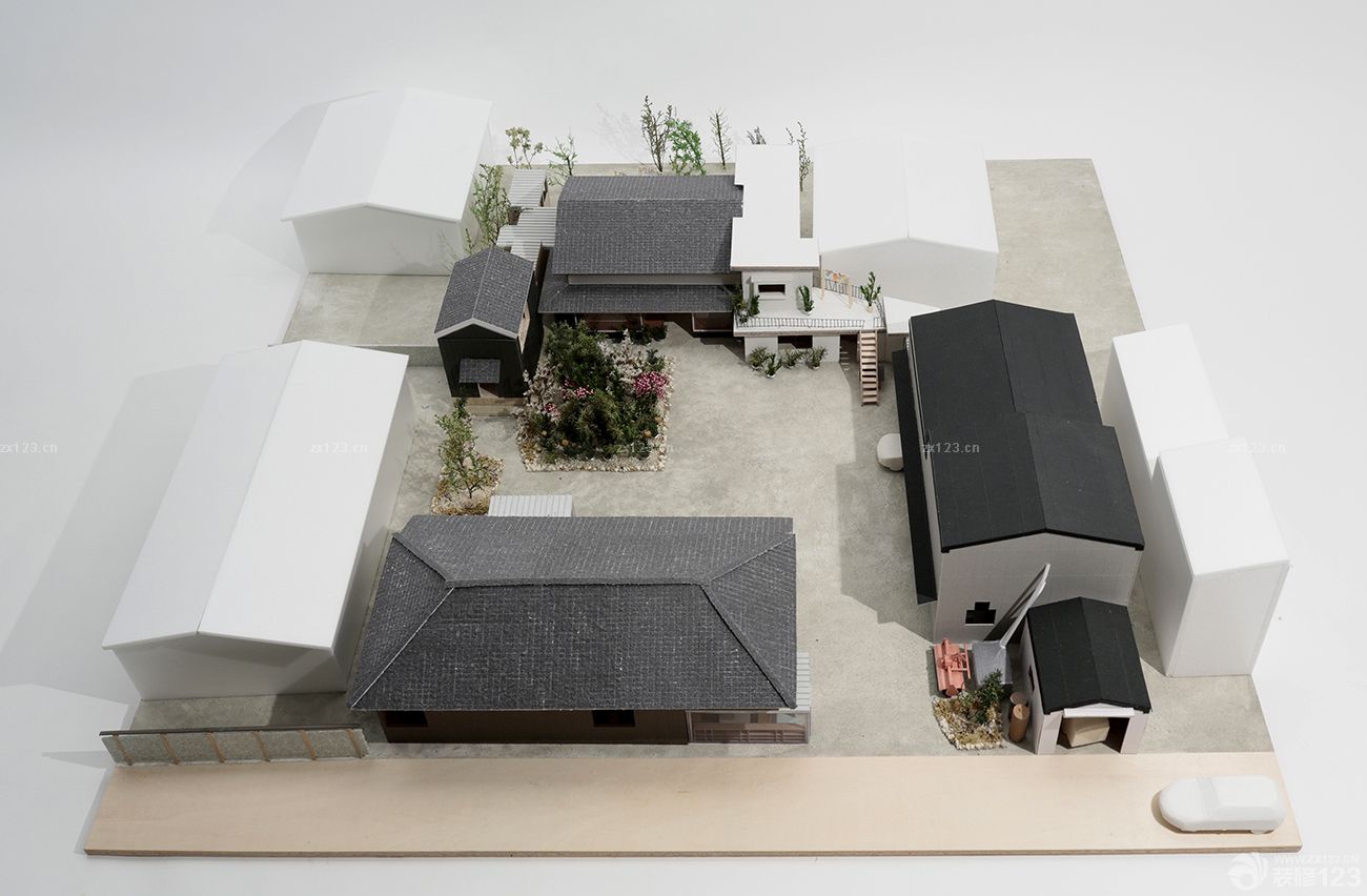 2025最新中式豪华四合院别墅装修设计图片