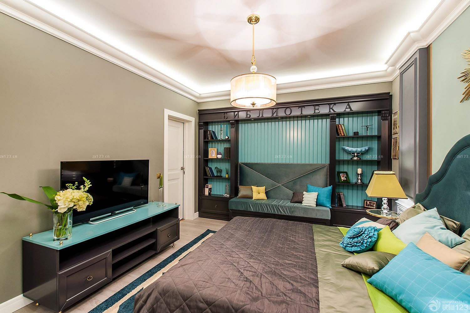 豪宅别墅主卧室设计装修图片