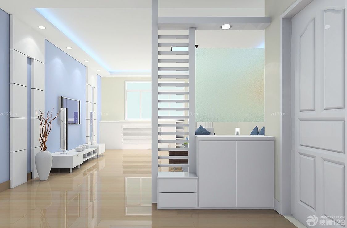 2025现代风格客厅鞋柜装修效果图片