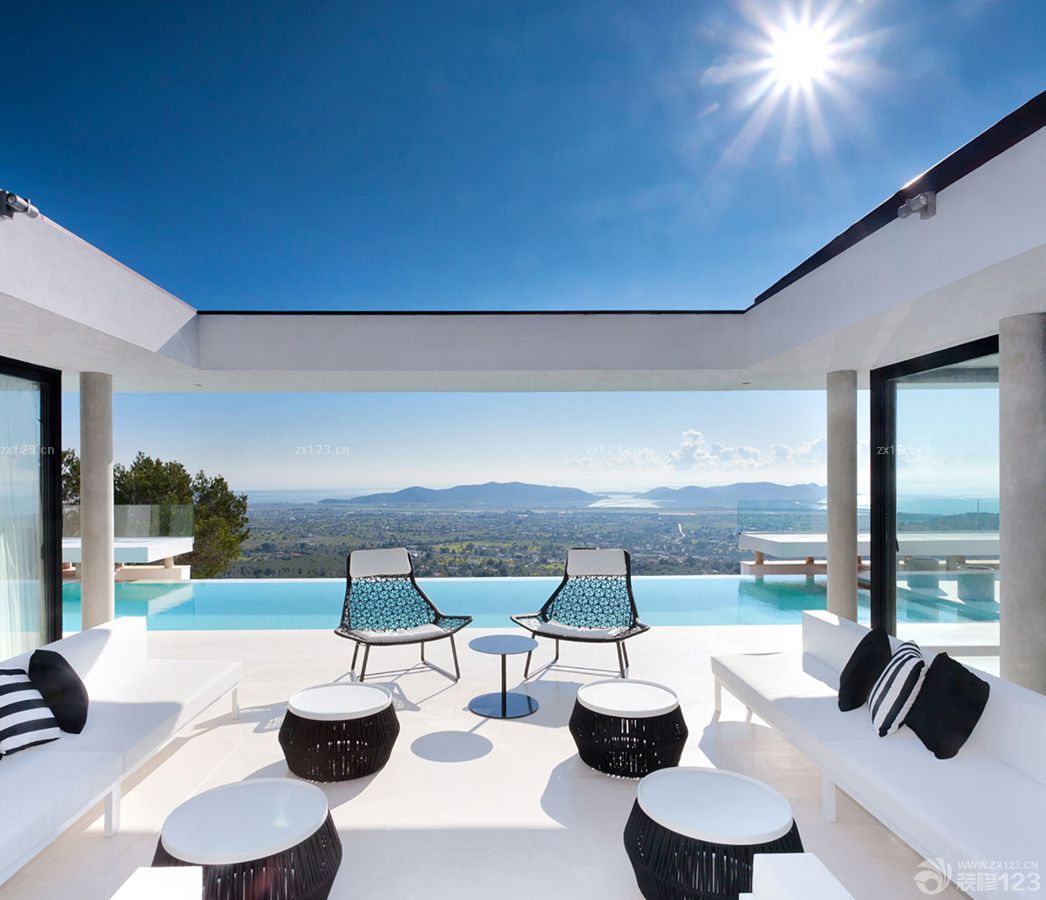 顶级别墅露天阳台设计效果图欣赏