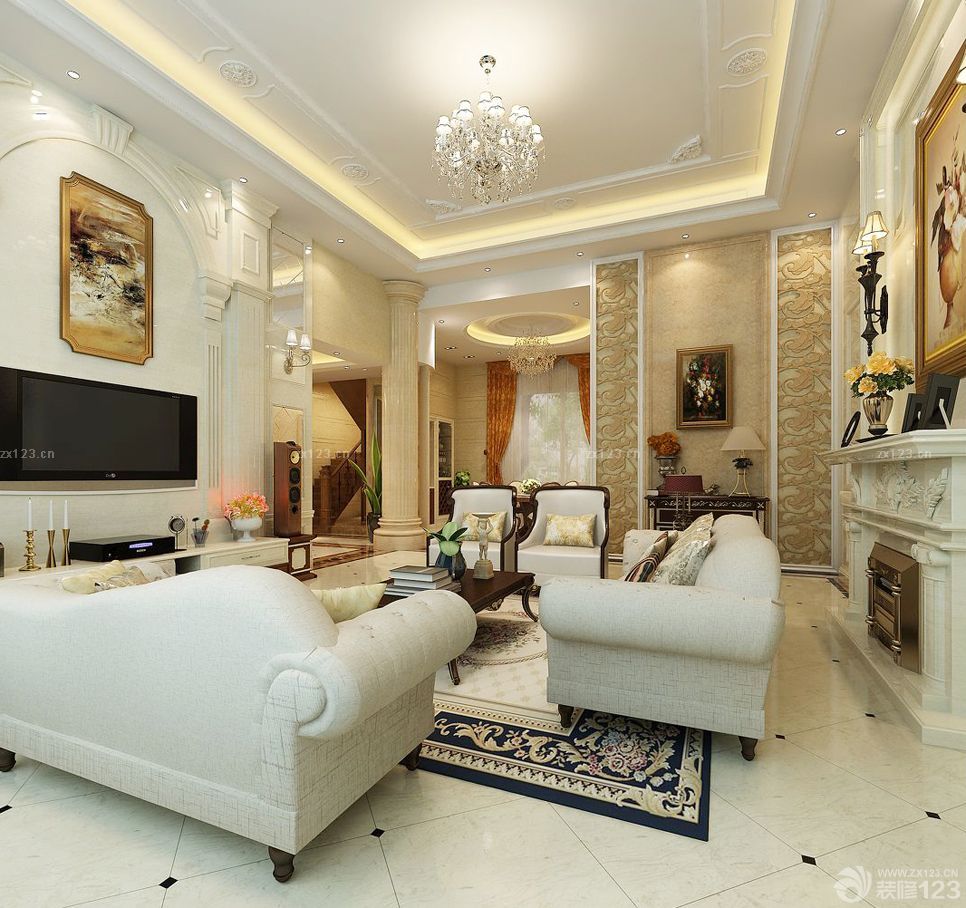 2025家装大客厅电视背景墙造型设计装修图片欣赏