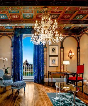 美式风格山地别墅最新设计装修效果图欣赏