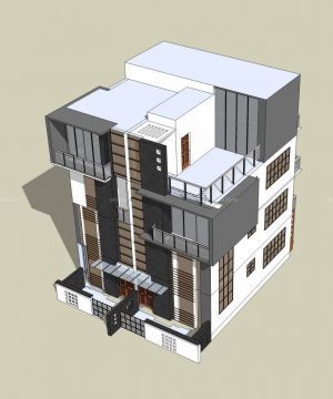 2025现代美式自建双拼别墅楼房最新装修图纸