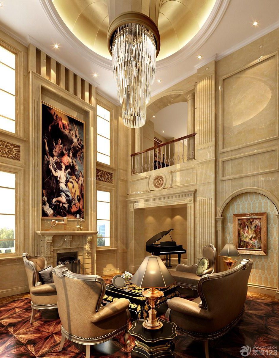 最新别墅客厅装修样板间