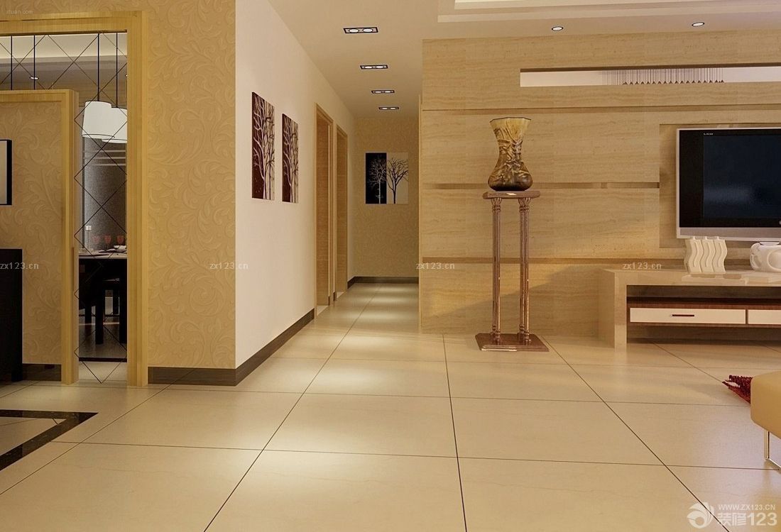 家装客厅过道设计装修效果图片大全2025