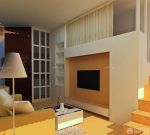 一居室小户型客厅电视墙装修图片2025