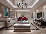 2025简欧风格别墅客厅最新装潢设计效果图片