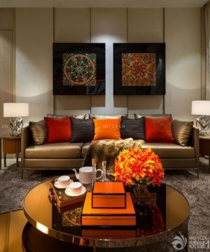 2020低调奢华风格家装客厅设计效果图片
