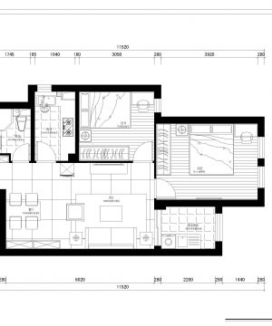 最新140平米现代风格的别墅户型图设计图片大全